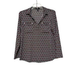 Jones New York Printed Tunic Top, Size M